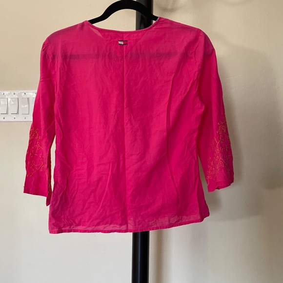 Tommy Hilfiger Embroidered Blouse 3/4 sleeve - Picture 3 of 10